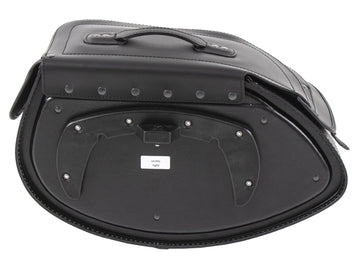 Motorcycle bag [Hepco & Becker] - leather Buffalo Big black right – C-Bow
