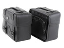 Motorcycle bag [Hepco & Becker] - leather bag set Rugged 21 L - black - C-Bow