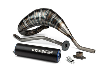 Derbi Senda DRD X-Treme SM '10 - '17 50 2T D50B0 - exhaust 80 - 90 blue / black