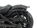 Indian Sport Scout Sixty [2026] - Set: Ledertaschenhalter Cutout schwarz inkl. Rugged Ledertaschen braun