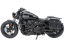Indian Sport Scout [2025-2026] - Set: Ledertaschenhalter Cutout schwarz inkl. Rugged Ledertaschen schwarz