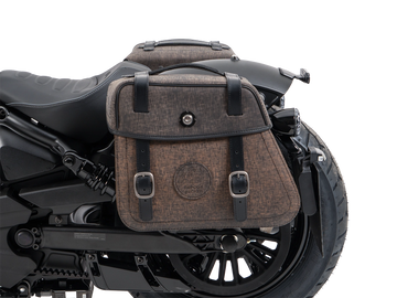 Indian Sport Scout [2025-2026] - Set: Ledertaschenhalter Cutout schwarz inkl. Rugged Ledertaschen braun