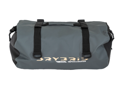 Motorradtasche [Hepco & Becker] - Drybrid Bag 50L Motorrad Gepäckrolle wasserdicht – Gurtbefestigung