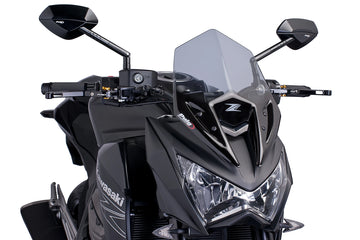 KAWASAKI Z 800 E [2016] - Pare-brise sport PUIG nouvelle génération | Teinté | PUIG6401H