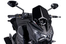 KAWASAKI Z 800 E [2016] - Pare-brise sport PUIG nouvelle génération | Noir | PUIG6401N