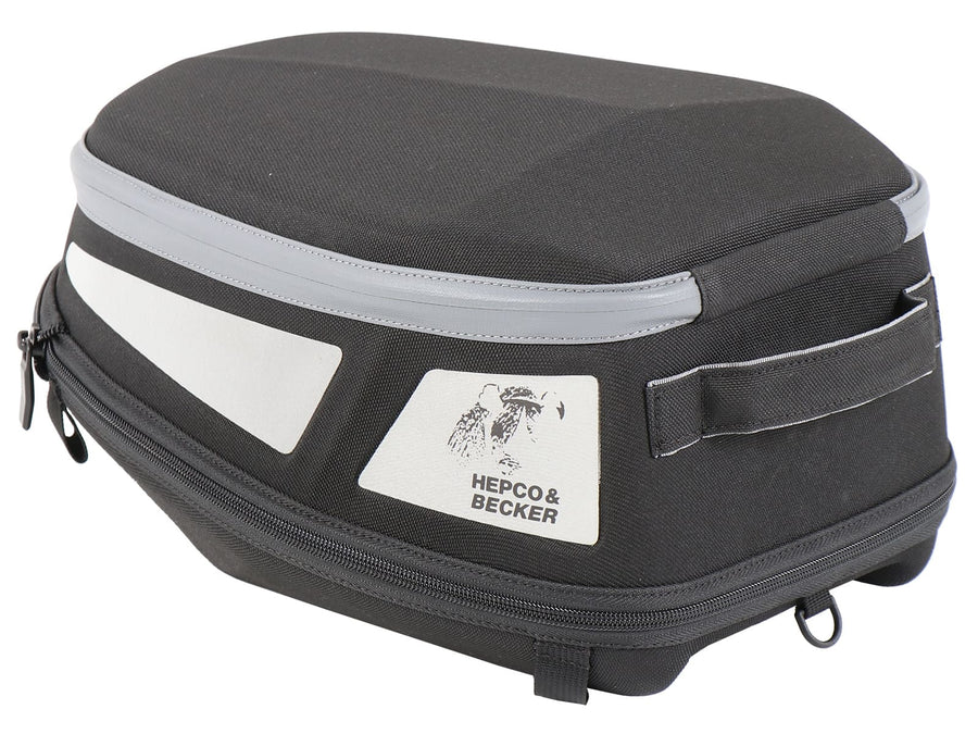Tail bag [Hepco & Becker] - Royster Rearbag Sport tail bag black/grey incl. Seatpad Basic – Seatpad