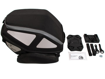 Tail bag [Hepco & Becker] - Royster rear bag tail bag black incl. Seatpad Basic – Seatpad
