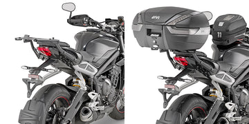 Triumph Street Triple 765 [GIVI] - Topcase Träger für MONOKEY® oder MONOLOCK® Koffer zu montieren mit der MONOKEY®