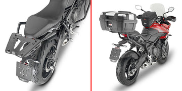 Triumph Tiger Sport 800 [GIVI] - Topcase Träger für MONOKEY® oder MONOLOCK® Koffer zu montieren mit der MONOKEY® Platte