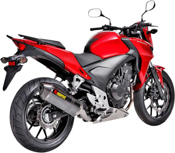honda cb 500 [AKRAPOVIC] – Silencieux slip-on en fibre de carbone