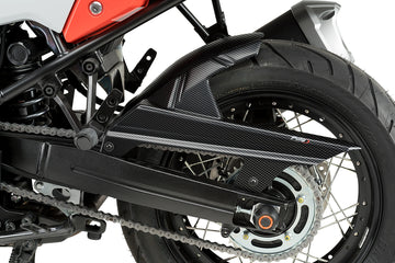 SUZUKI V-STROM 1000 [2014-2018] / V-STROM 1000XT [2017-2018] - Rear wheel cover | Carbon look | PUIG 6477C