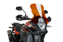 TRIUMPH BONNEVILLE T 120 NOIR [2025] - Bulle tourisme PUIG | Orange | PUIG6494T