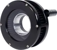Harley-Davidson FXSTSSE3 1800 Softail Springer CVO [2009] - Kit de filtre à air BA - Surface : Noir, Chrome, Transparent - Image 5
