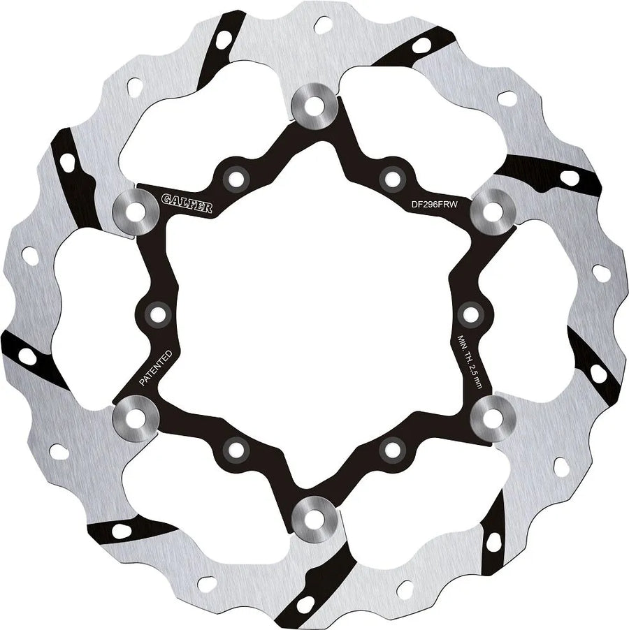Yamaha Yz 125 [2022, 2024-2027, 2024, 2025] - floating wave brake disc, grooved - picture 1