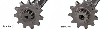 Beta RR SM 50 2T - gear shaft secondary original spare part