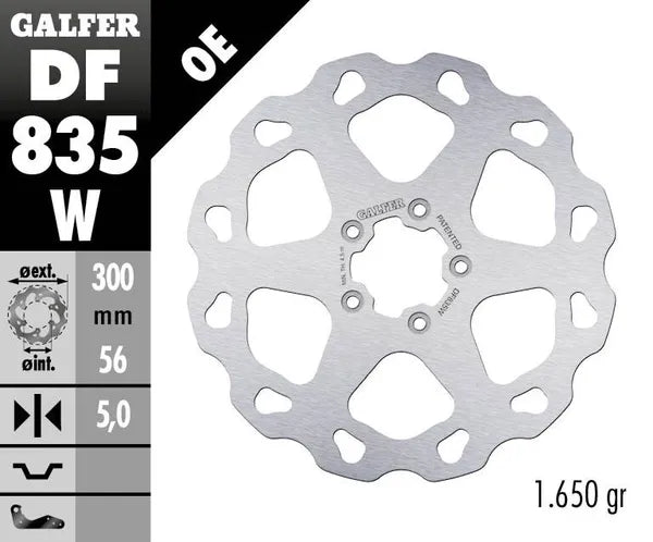 Harley-Davidson Xl 1200 Xs Forty Eight Special [2020] - Disque de frein Wave® - surface: argent, acier inoxydable - photo 4