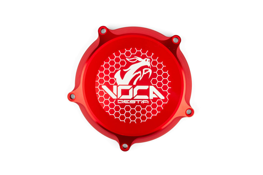 Beta RR Track 50 2T - Cache d'embrayage Noir Rouge