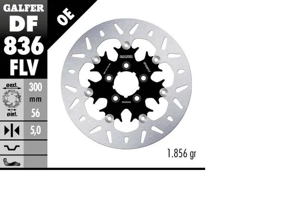 Harley-Davidson XL 883 N Sportster Iron [2021-2022] - Floating brake disc round - picture 4