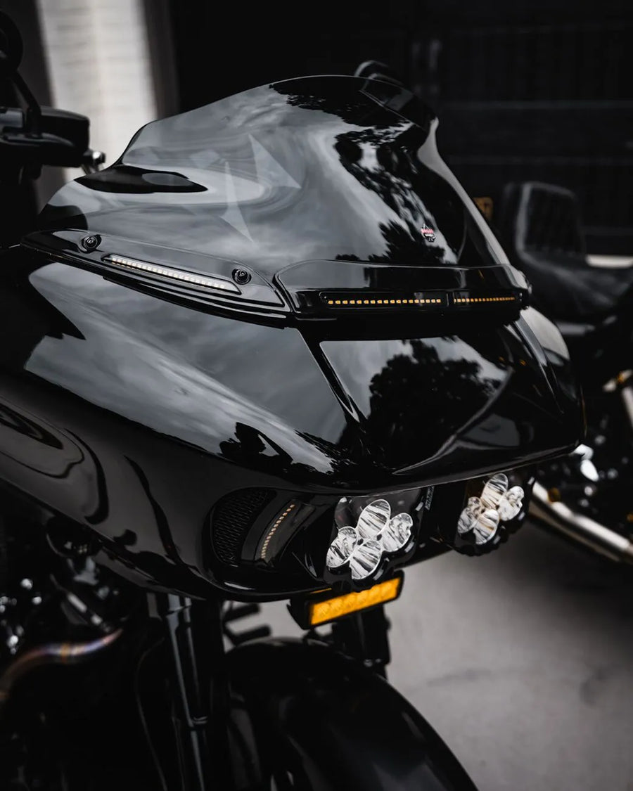harley-davidson road glide st [CUSTOM DYNAMICS] - Bande de pare-brise Genesis® 4 Dynamic LED Road Glide®