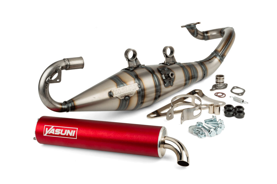 Aprilia SR Netscaper 50 2T LC - Pot d'échappement R-Pro Rouge