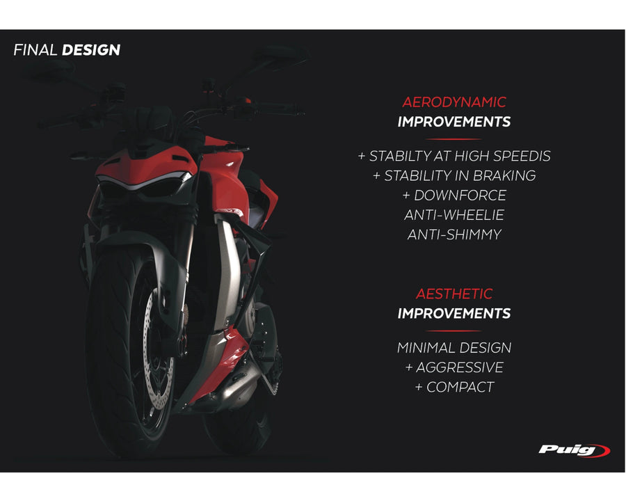 DUCATI STREETFIGHTER V2 [2024] – Carénage côté pare-brise nu