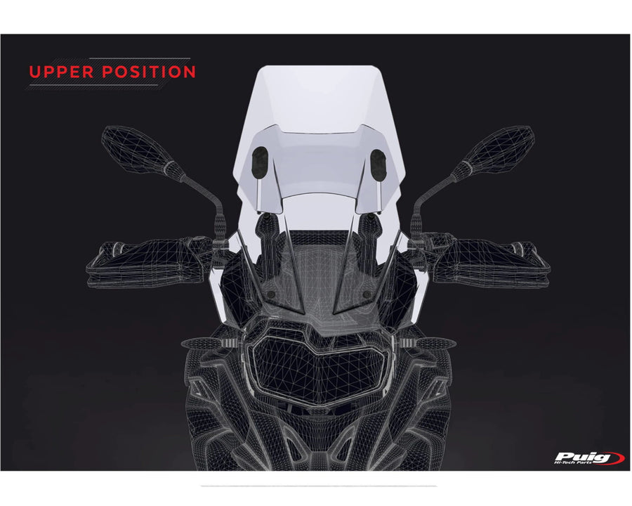 BMW F 750 GS [2024] – Bulle réglable – Transparent