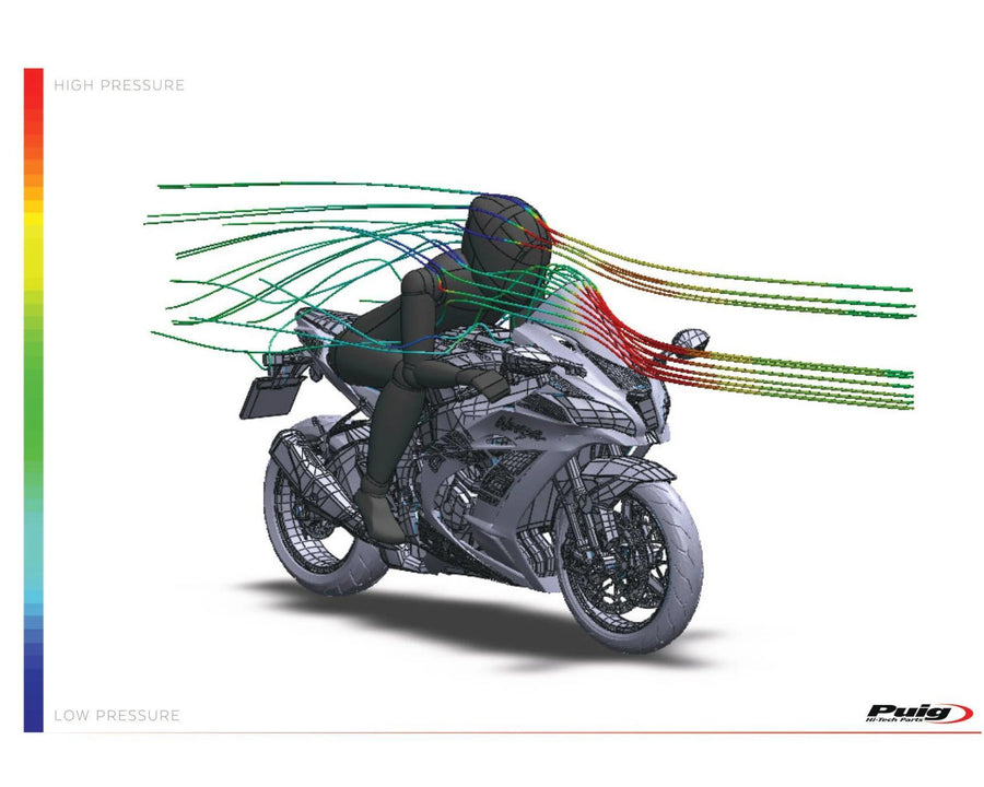 KAWASAKI ZX-10RR NINJA PERFORMANCE [2018] – Bulle R-Racer – Noir