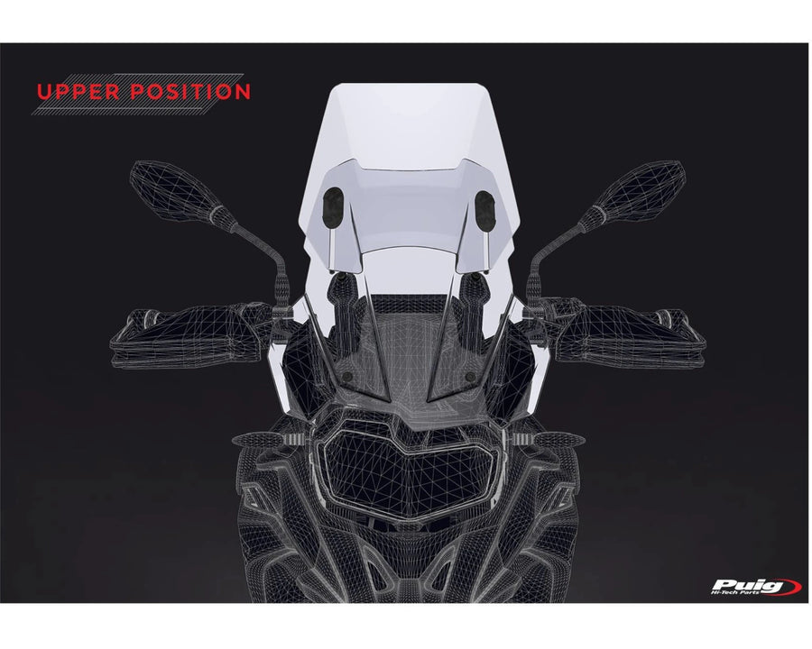 BMW F 750 GS [2024] – Bulle réglable – Transparent