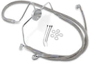 Harley Davidson Flhr [DRAG SPECIALTIES] - Stainless Steel Brake Line Kit, Extended