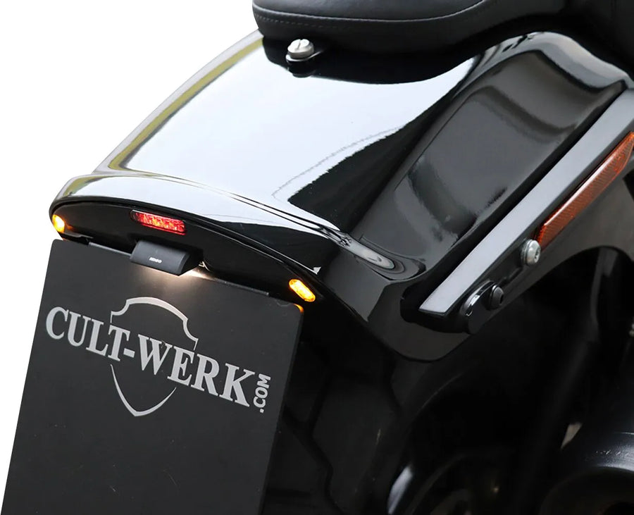 harley davidson fxfb [CULT WERK] – support de plaque d'immatriculation
