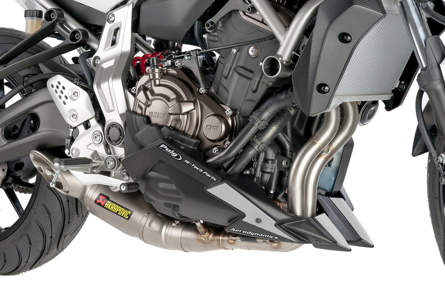 YAMAHA MT-07 MOTO CAGE [2017] – Spoiler Avant – Noir Mat