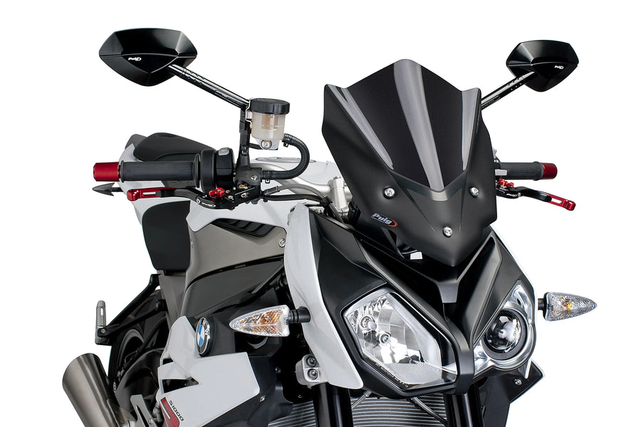 TRIUMPH BONNEVILLE T 120 BLACK [2025] - New Generation Sport Windshield | Carbon look | PUIG 7040C
