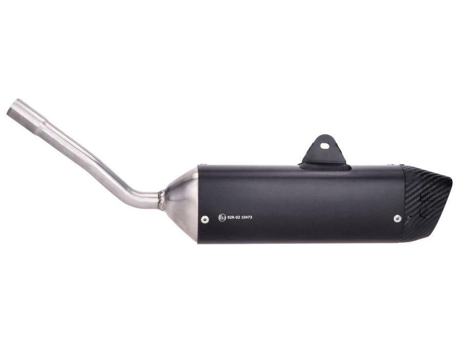 Beta RR Enduro 50 2T - rear silencer Sonic aluminum black