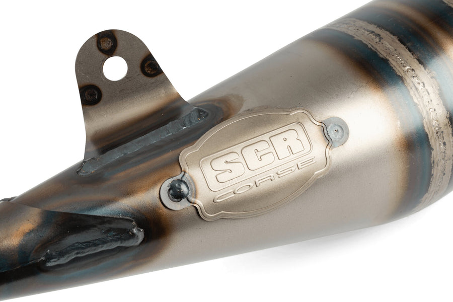 Beta RR Enduro 50 2T - Exhaust Handmade 50-70 red