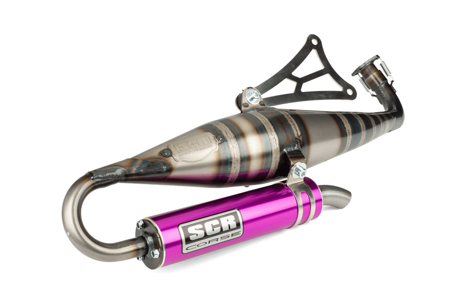 Aprilia SR Netscaper 50 2T LC - Exhaust Handmade 70 purple