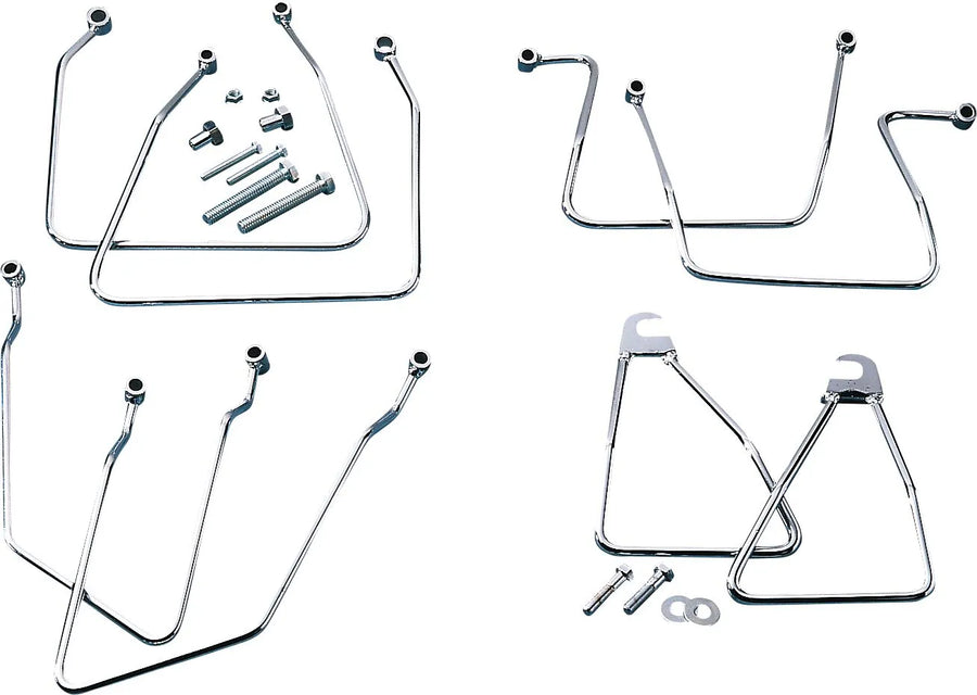 Harley-Davidson Low Rider S [DRAG SPECIALTIES] - Supports de sacoche chromés