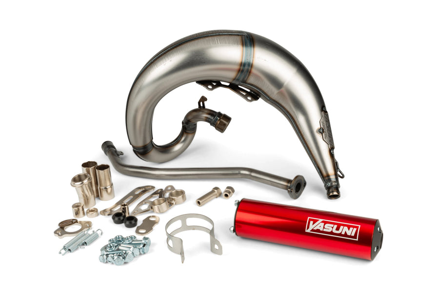 Beta RR-T SM 50 2T - Exhaust Cross ML Red Left