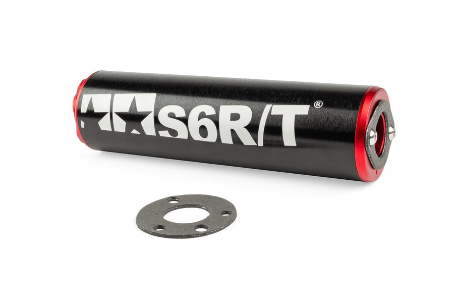Aprilia SX SM 50 2T D50B0 [2007–] - Exhaust 80-90 Black / Red