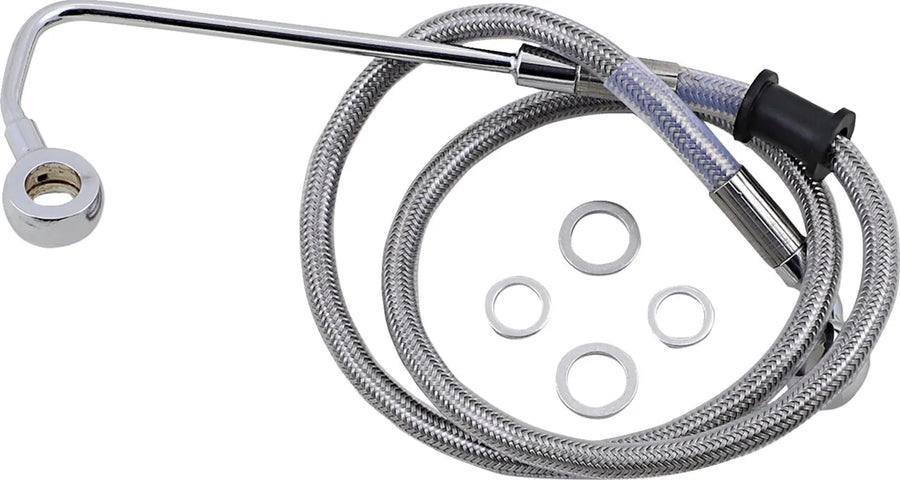harley davidson fxsb [DRAG SPECIALTIES] - Kit conduites de frein inox