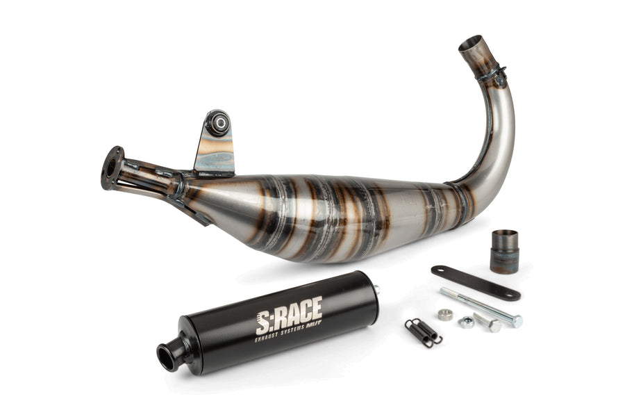 Generic Trigger X-Enduro 50 2T AM6 - Auspuff S Race 85-100 Low-Mount Schwarz