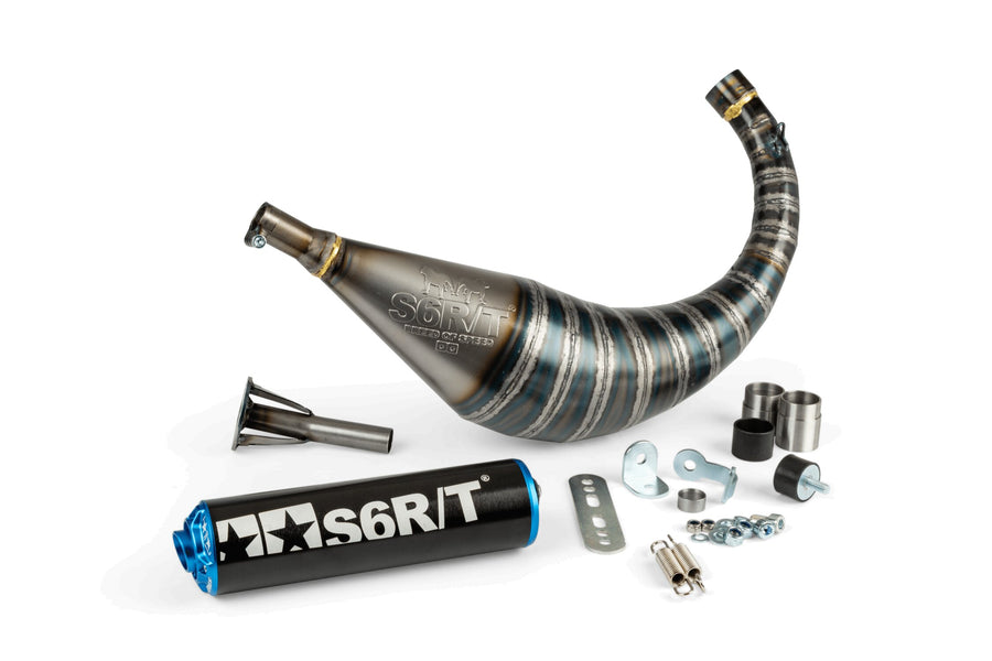 Beta RR Enduro 50 2T - Exhaust R/T 70 - 80 Black / Blue