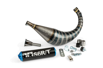 Beta RR Enduro 50 2T - Pot d'échappement R/T 70 - 80 Noir / Bleu