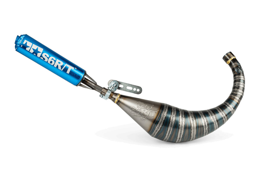 Beta RR SM 50 2T - Pot d'échappement R/T 70 - 80 Bleu
