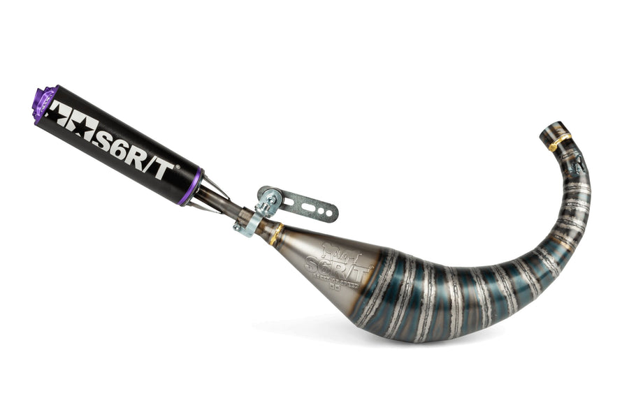 Fantic XE 50 2T - Pot d'échappement R/T 70 - 80 Noir / Violet