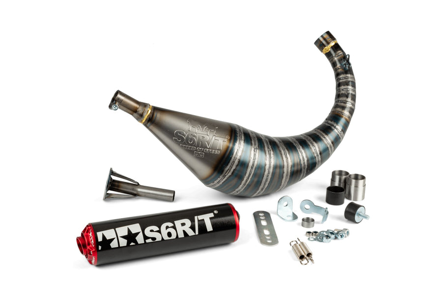 Beta RR-T SM 50 2T - Exhaust R/T 70 - 80 Black / Red
