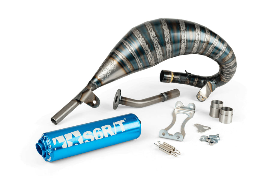 Beta RR-T SM 50 2T - Pot d'échappement R/T 70 - 80 Bleu
