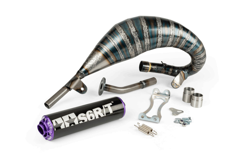 Beta RR-T SM 50 2T - Exhaust R/T 70-80 Black / Purple