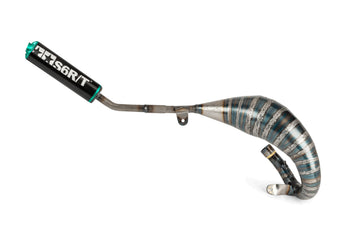 Beta RR Track 50 2T - Pot d'échappement R/T 70-80 Noir / Turquoise