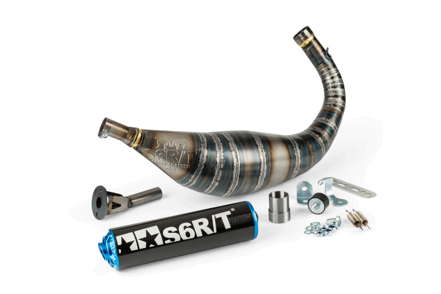 Beta RR-T SM 50 2T - Exhaust R/T 80-90 Black / Blue
