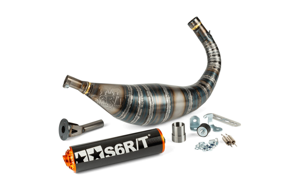 Beta RR Enduro 50 2T - Exhaust R/T 80-90 Black / Orange